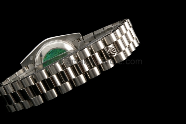 Rolex Date-Just Silver Case Silver Dial For Women