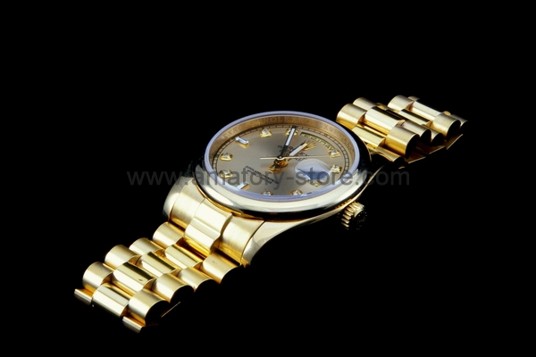 Rolex Day-Date Gold Case Gold Dial For Men