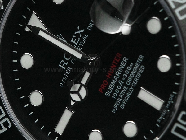 Rolex Submariner Black Case Black Dial For Men