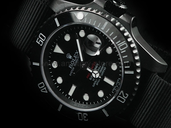 Rolex Submariner Black Case Black Dial For Men