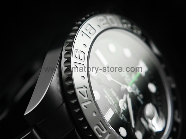 Rolex GMT-Master II Black Case Black Dial For Men