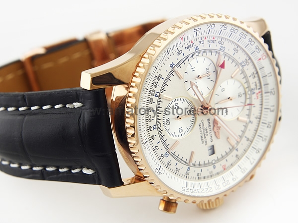 Breitling Bentley Rose Gold Case Beige Dial For Men