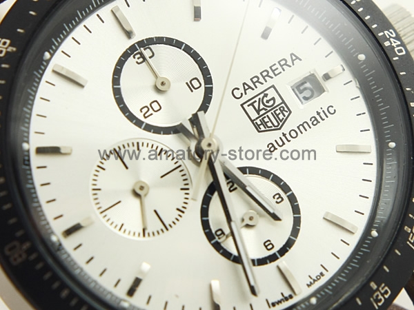 Tag Heuer Carrera Silver Case Silver Dial For Men