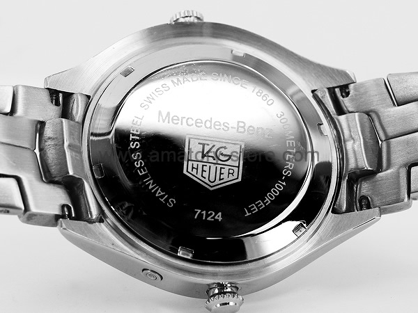 Tag Heuer Mercedes-Benz Silver Case White Dial For Men