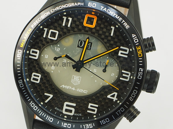 Tag Heuer McLaren MP4 12C Black Case Checkers Dial For Men