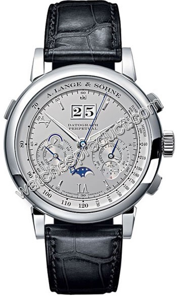 A Lange & Sohne Silver Dial Watch 410.025