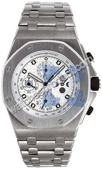 Audemars Piguet White tapisserie dial Dial Watch 25854TI.OO.1150TI.01