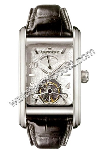 Audemars Piguet Silver Plated Guilloche flamm Dial Watch 26006BC.OO.D002CR.01