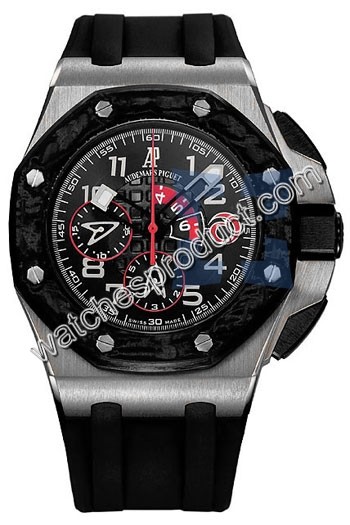 Audemars Piguet Lacquered Black with Mega-tapisserie motif Dial Mens Watch 26062PT.OO.A002CA.01