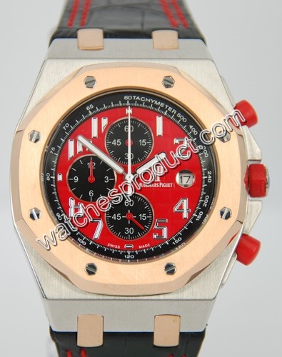 Audemars Piguet red Dial Mens Watch 6734