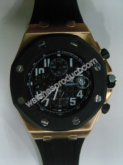 Audemars Piguet Black Dial Mens Watch 7956