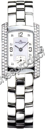 Baume & Mercier Blue Mother-of-pearl And White Dial Watch 8099