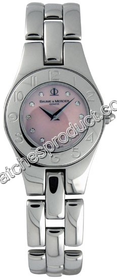 Baume & Mercier Pink Mother-of-pearl Dial Watch 8416