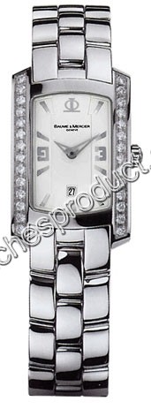 Baume & Mercier Silver Guilloche Dial Watch 8513