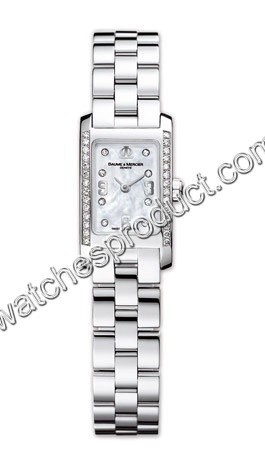 Baume & Mercier Mother of Pearl Diamond Dial Watch 8681