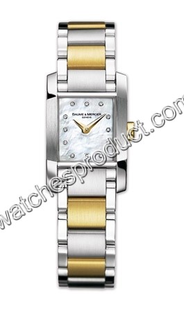 Baume & Mercier Mother of Pearl Diamond Dial Watch 8738