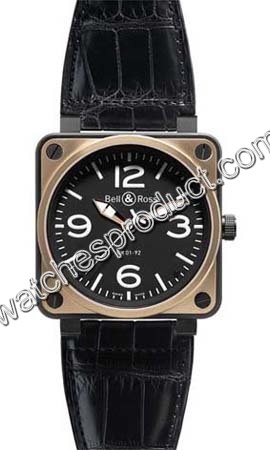 Mens BR0192BLK-PGCAR-SL Bell & Ross Watch