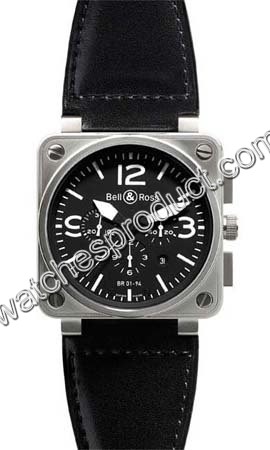 Mens Bell & Ross BR0194BLK-SL Watch