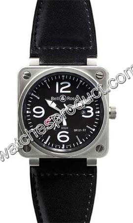 Mens Bell & Ross BR0197BLK-SL Watch