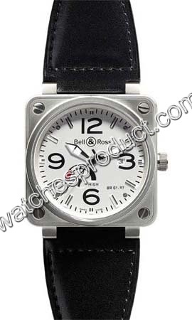 Bell & Ross Automatic Mens Watch BR0197WHT-SL