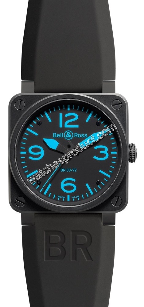 42mm Bell & Ross Mens Watch BR03-92