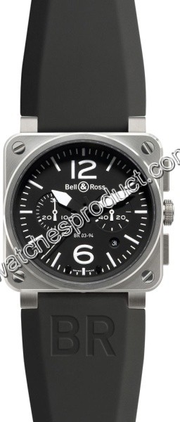 42mm Bell & Ross Mens Watch BR03-94