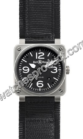 Bell & Ross Stainless steel Watch BR0392BLK-SL