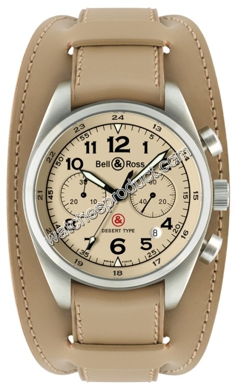 Bell & Ross Automatic Chronograph Mens Watch Desert XL