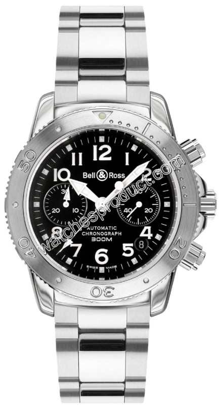 Bell & Ross Mens Diver 300 Black Watch