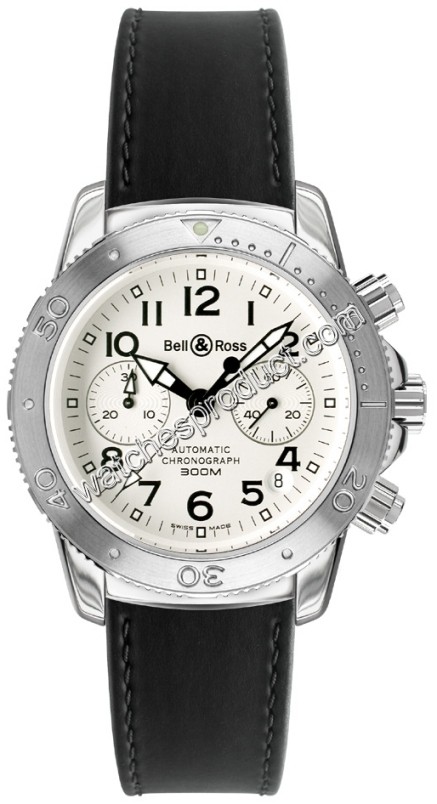 Bell & Ross Classic Collection Mens Watch Diver 300 White