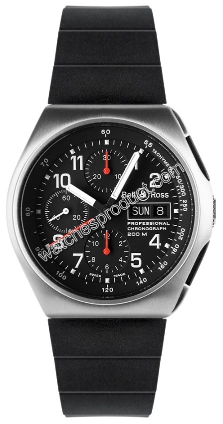 Bell & Ross Black Arabic Dial Watch Space 3 Black