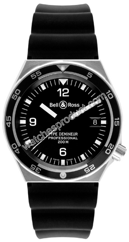 Bell & Ross Professional Collection Type Demineur Black Mens Watch