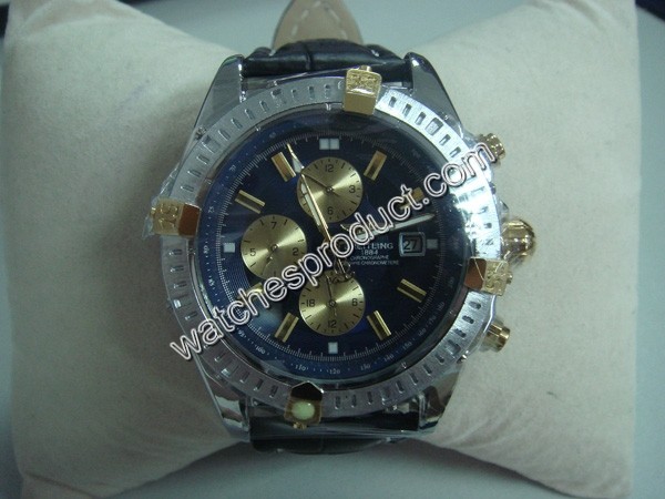 Breitling Dark Blue Dial Watch 7656