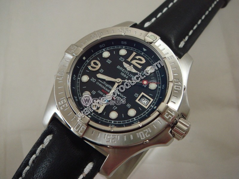 Breitling Black Dial Watch 8546