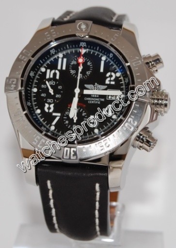 Breitling Black Arabic Dial Watch A13380