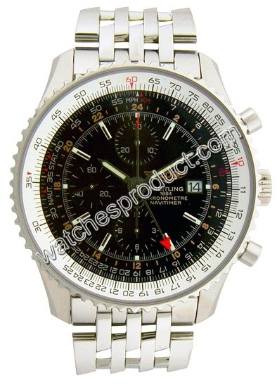 Breitling Black Dial Mens Watch A2432212-B6