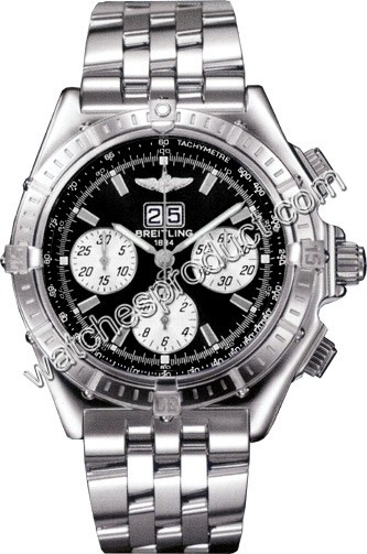 Breitling Black Dial Mens Watch A4435512-B5-350A