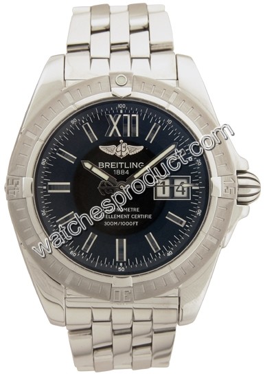 Breitling Black Dial Mens Watch A4935011-B7-361A