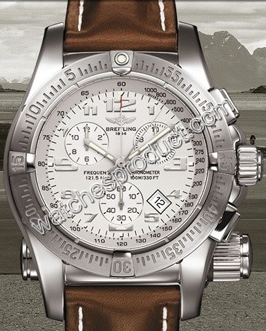 Breitling White Arabic Dial Watch A73322