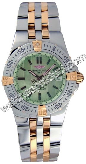 Breitling Green Mother-of-pearl Dial Ladies Watch B7134012-L5-360D