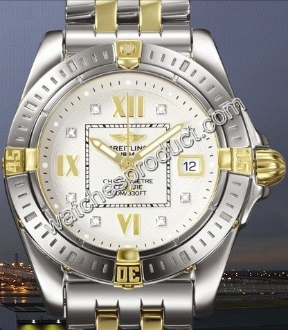 Breitling White Diamond Dial Watch B71356