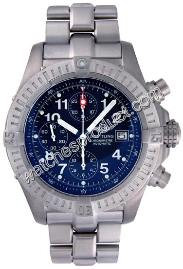 Breitling Blue Dial Mens Watch E1336009-Blue