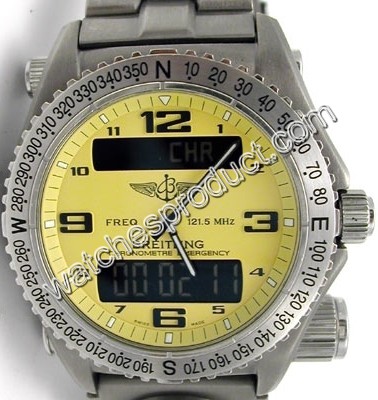 43mm Breitling Mens Watch E76321