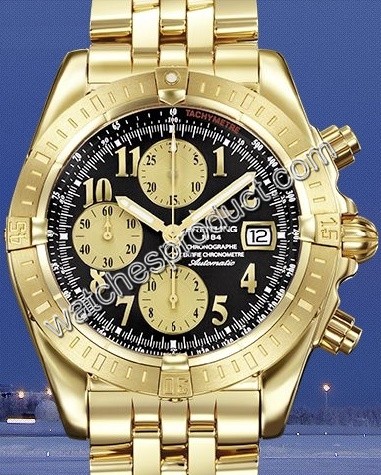 Breitling Black Arabic Dial Watch K13356