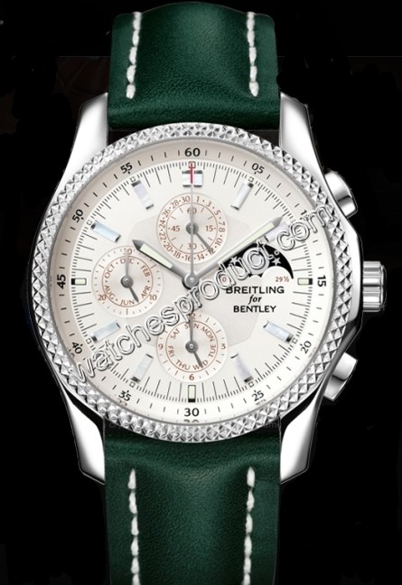 Breitling White Baton Dial Mens Watch P19362