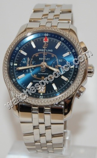 Breitling Blue Baton Dial Watch P26362