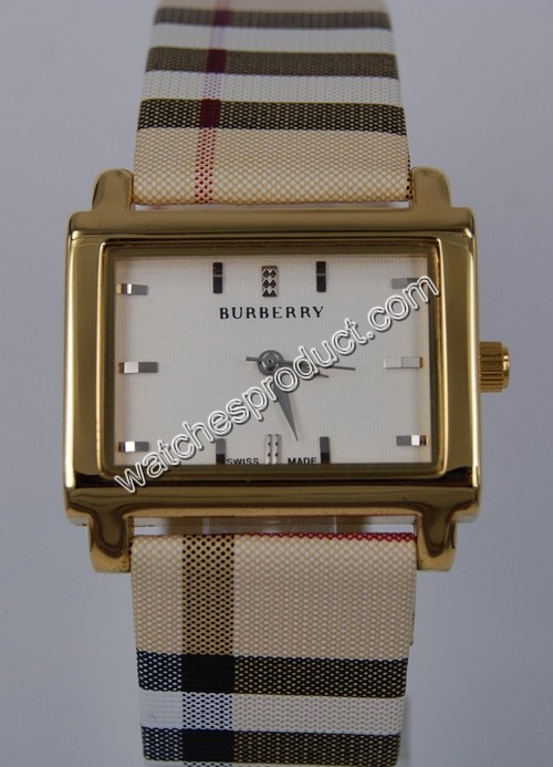 Burberry White Dial Ladies Watch 7480