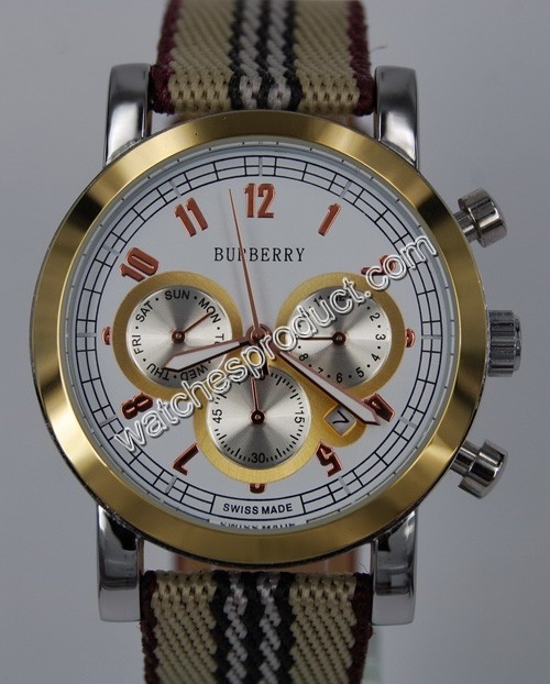 Burberry Gold Stainless Steel Watch 7492