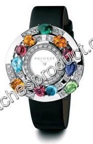 Bvlgari White Gold set with Diamonds and Gemstones Watch AEW36D1CWL