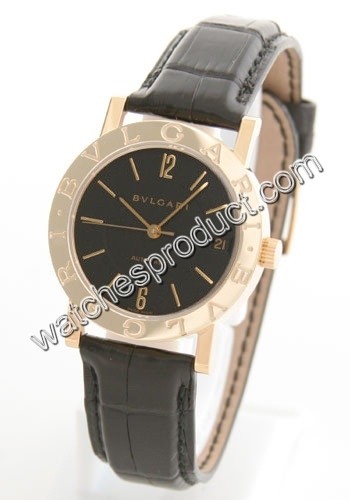 Bvlgari Black Dial Watch BB33GLDAUTO